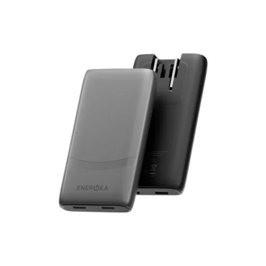 Energea Travelworld Edge 65, 2C Pd/Pps/Qc3.0 Wall Charger,65W (Us+Uk+Eu) - Gun